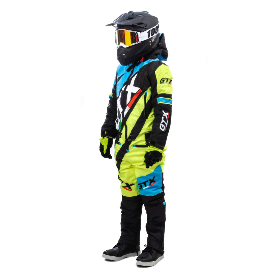 Комбинезон для снегохода (детский) GTX №6 blue-yellow (текстиль) (16Y) Комбинезон для снегохода (детский) GTX №6 blue-yellow (текстиль) (16Y)