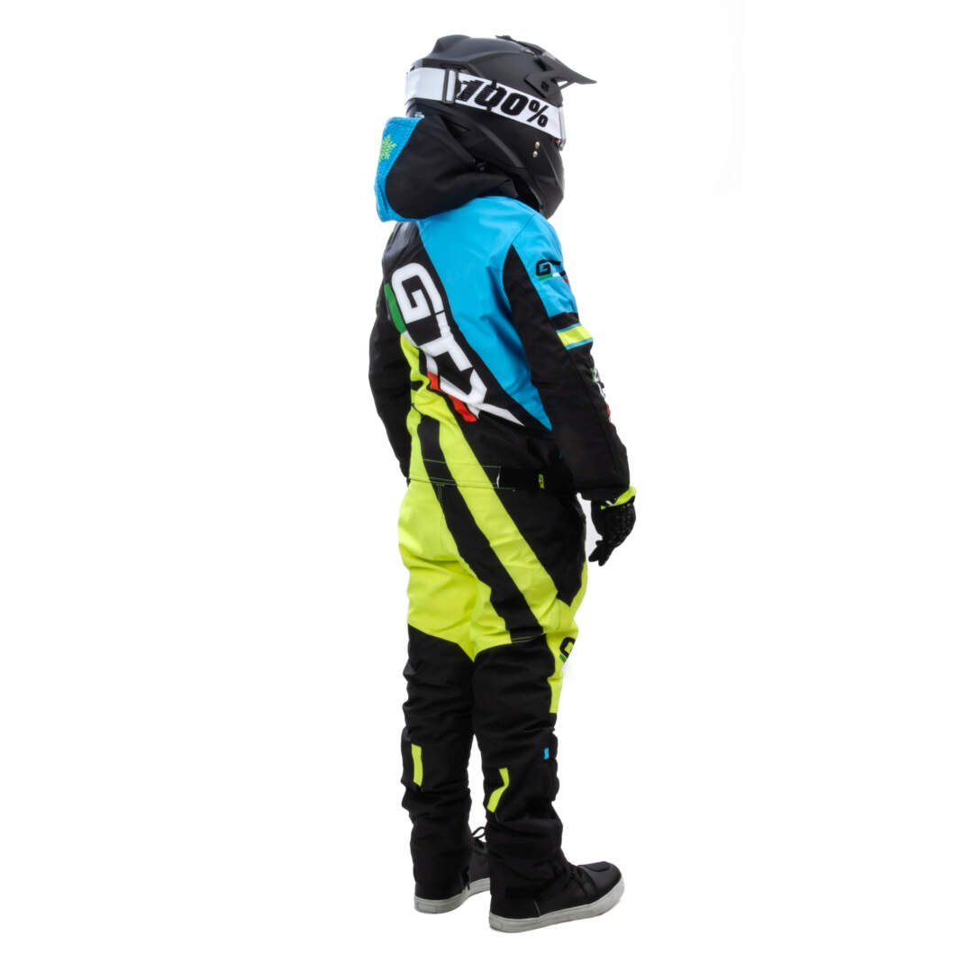 Комбинезон для снегохода (детский) GTX №6 blue-yellow (текстиль) (16Y) Комбинезон для снегохода (детский) GTX №6 blue-yellow (текстиль) (16Y)