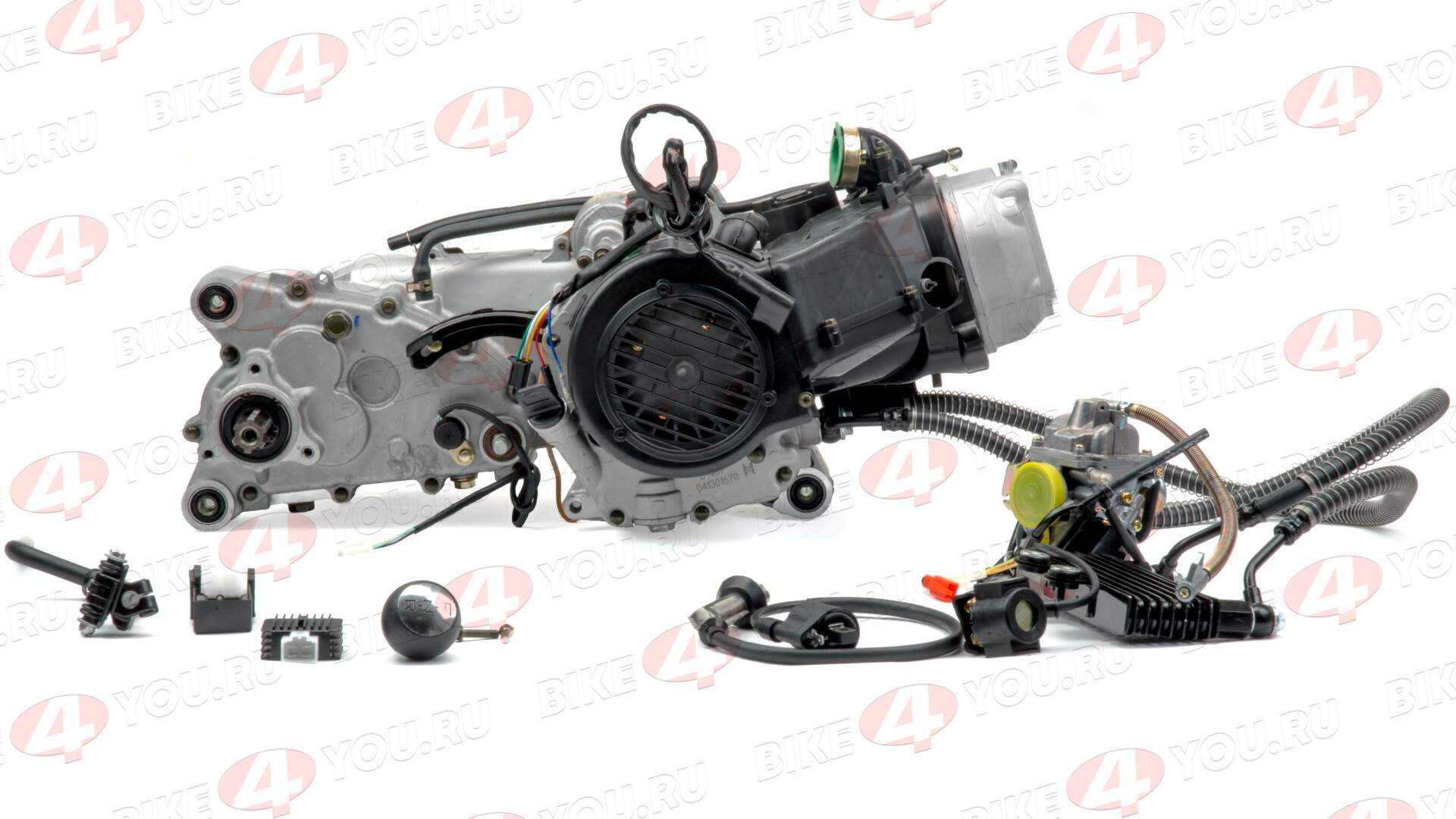 Двигатель 200см3 161QMK (61x57,8) для ATV, вариатор + реверс + масло радиатор Двигатель 200см3 161QMK (61x57,8) для ATV, вариатор + реверс + масло радиатор